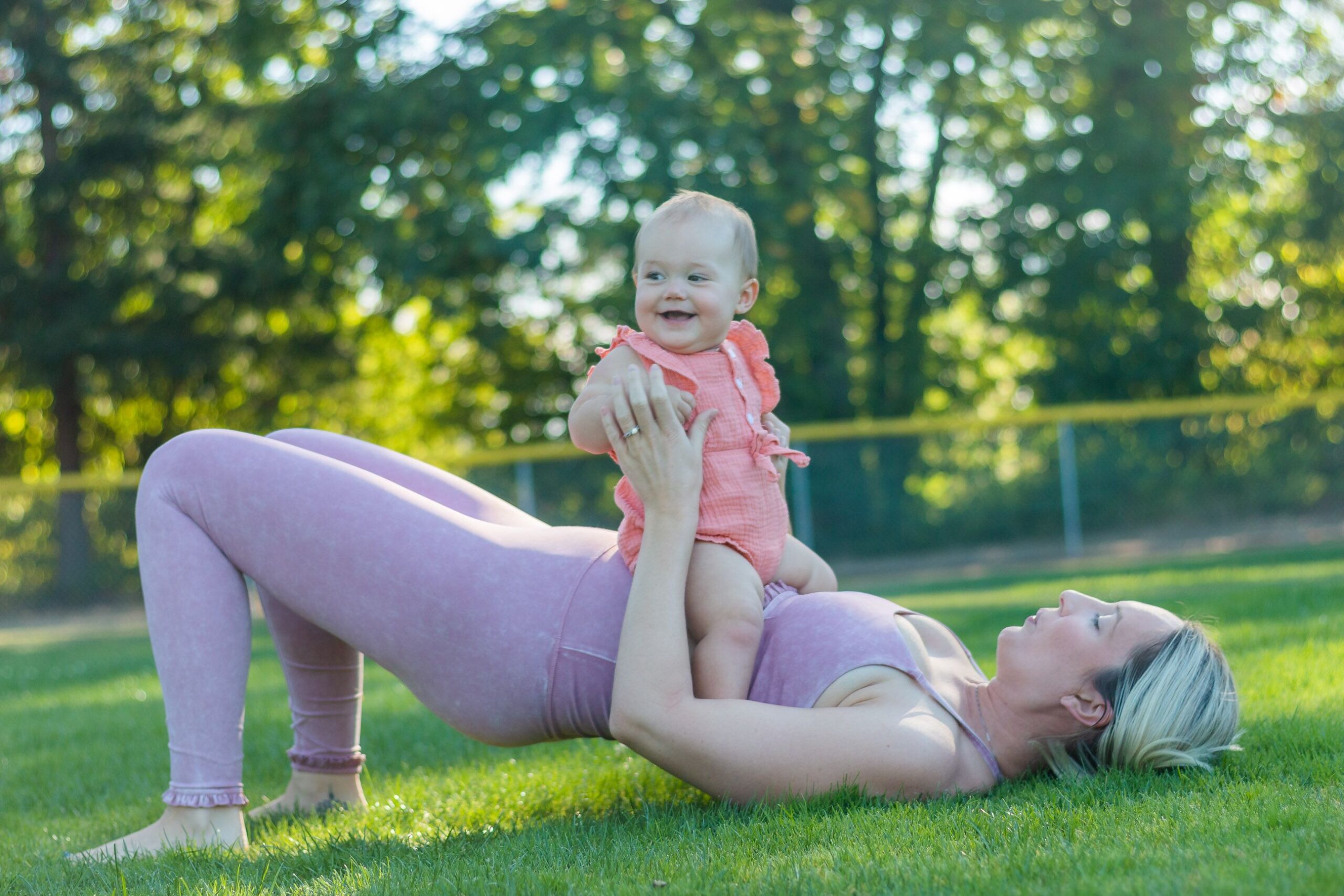 Strength training can help your body recover after baby.